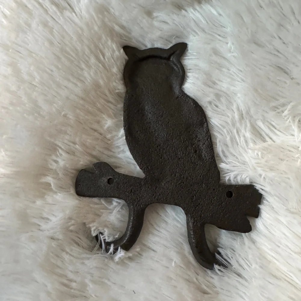 Iron Owl Wall Hook